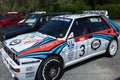 White Lancia Delta HF Integral