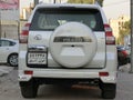 White Land Cruiser Car Rear View Erbil Iraq