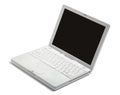 White laptop