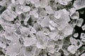 White large crystals of salt. macro. close-up Royalty Free Stock Photo