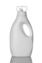 White Laundry Detergent Liquid Bottle for Mockup