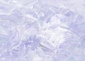 White and lavender background painting. Textured brush strokes on paper backdrop. Light palette art texture Royalty Free Stock Photo