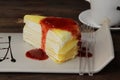 White layer cake