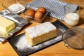 White layered cream pie Royalty Free Stock Photo