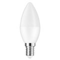 White LED light, candle like bulb isolated on white background