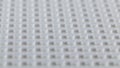 White LEGO Baseplate Top View Seamless Pattern Royalty Free Stock Photo