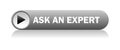 Ask an expert web button icon on white Royalty Free Stock Photo