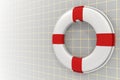 White lifebuoy Royalty Free Stock Photo