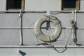 White Lifebuoy Royalty Free Stock Photo