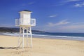 White lifeguard tower Royalty Free Stock Photo