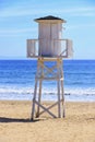 White lifeguard tower Royalty Free Stock Photo