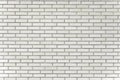 White light grey taupe old aged weathered fine brick wall texture pattern background closeup, large detailed textured horizontal Royalty Free Stock Photo