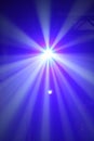 White light image flare in blue and purple Royalty Free Stock Photo