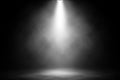 White light smoke on the floor. Royalty Free Stock Photo