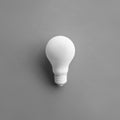 White lightbulb on color background.Ideas creativity Royalty Free Stock Photo