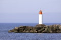 White lighthouse Royalty Free Stock Photo