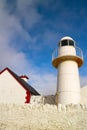 White lighthouse in Dingle Royalty Free Stock Photo