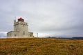 White lighthouse of Dyrholaey - Iceland