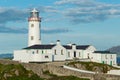 White lighthouse at Fanad Head, Donegal, Ireland Royalty Free Stock Photo