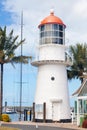 White lighthouse Royalty Free Stock Photo