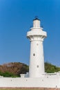 White lighthouse in Kenting National Park