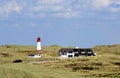 Lighthouse List West on the Island of Sylt. Germany. Royalty Free Stock Photo