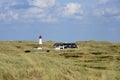 Lighthouse List West on the Island of Sylt. Germany. Royalty Free Stock Photo