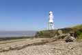 White lighthouse, Somerset