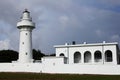 White Lighthouse in South Taiwan Royalty Free Stock Photo