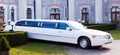 A white limousine Royalty Free Stock Photo