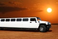 White limousine