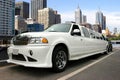 White limousine