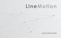 White line abstract background. Connection dots with gray line Royalty Free Stock Photo