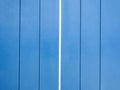 White line on old vintage blue wooden for background