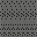 white lines black background. Dark seamless pattern. Vector illustration. Stock image. Royalty Free Stock Photo
