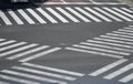 White lines at intersections