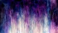 White Lines in Painted Blue and Purple Background, Watercolor Paint Royalty Free Stock Photo