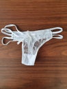 White lingerie underware Royalty Free Stock Photo