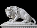 White lion statue Royalty Free Stock Photo