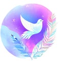 White Little Peace Dove