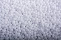 White polystyrene foam balls as background Royalty Free Stock Photo