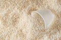 White long rice background texture Royalty Free Stock Photo
