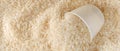 White long rice background texture Royalty Free Stock Photo