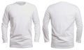 White Long Sleeve Shirt Mock up