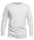 White Long Sleeve Shirt Mock up Royalty Free Stock Photo