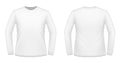 White long-sleeved T-shirt