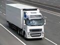 White lorry Royalty Free Stock Photo