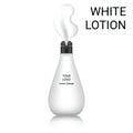 White lotion bottle