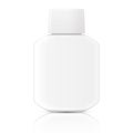 White lotion bottle template.