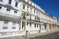 White luxury houses facades in London Royalty Free Stock Photo